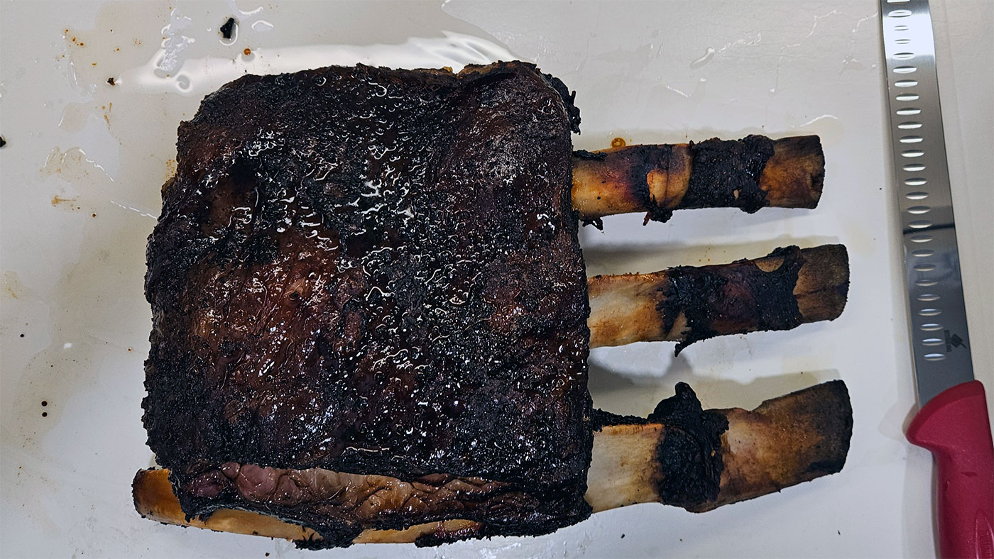 Beef Dino Ribs – Brisket on a Stick